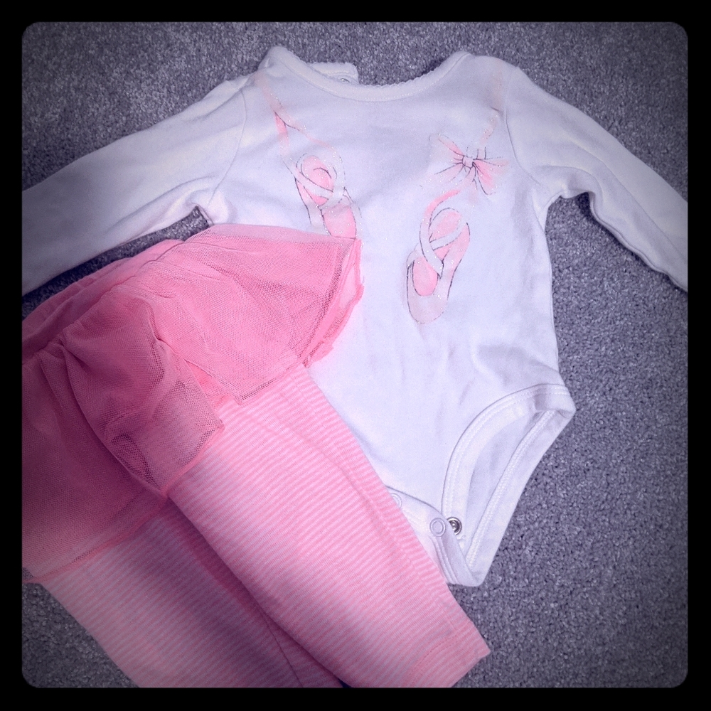 Carter's 3 mo tutu ballerina outfit